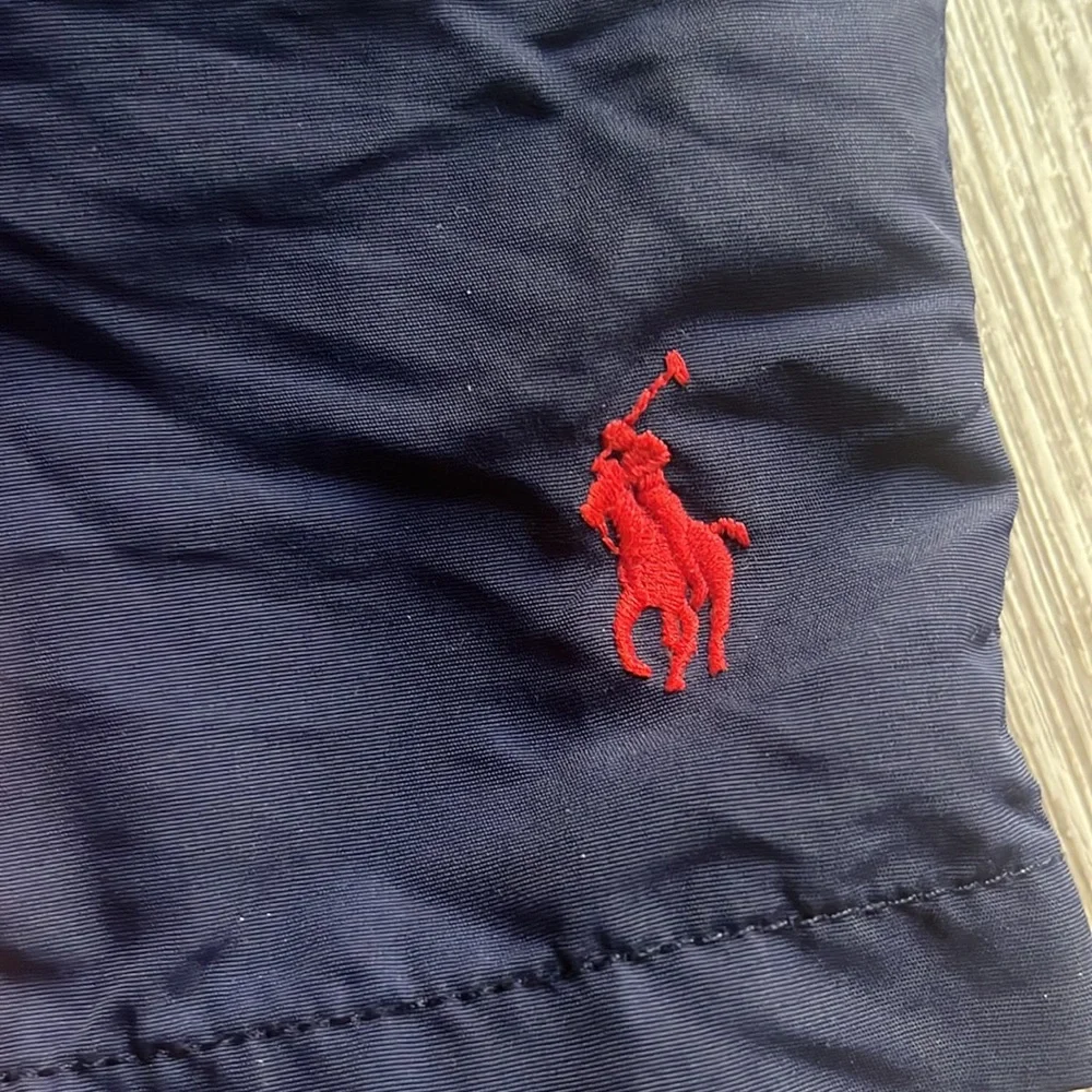 Polo Ralph Lauren swim trunks men sz XL shorts navy/red